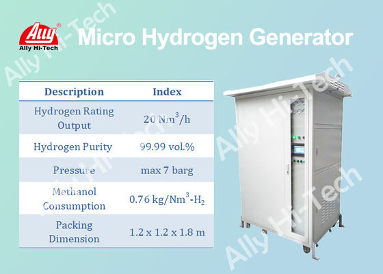 20 Micro- van Nm3/h-Hydrogenerator, Duurzame Industriële Waterstofgenerator